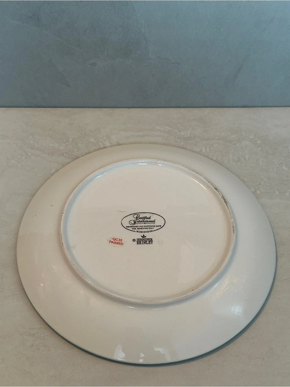 Set of 3 Jennifer Brinley Salad Plates 8.5” CERTIFIED INTERNATIONAL